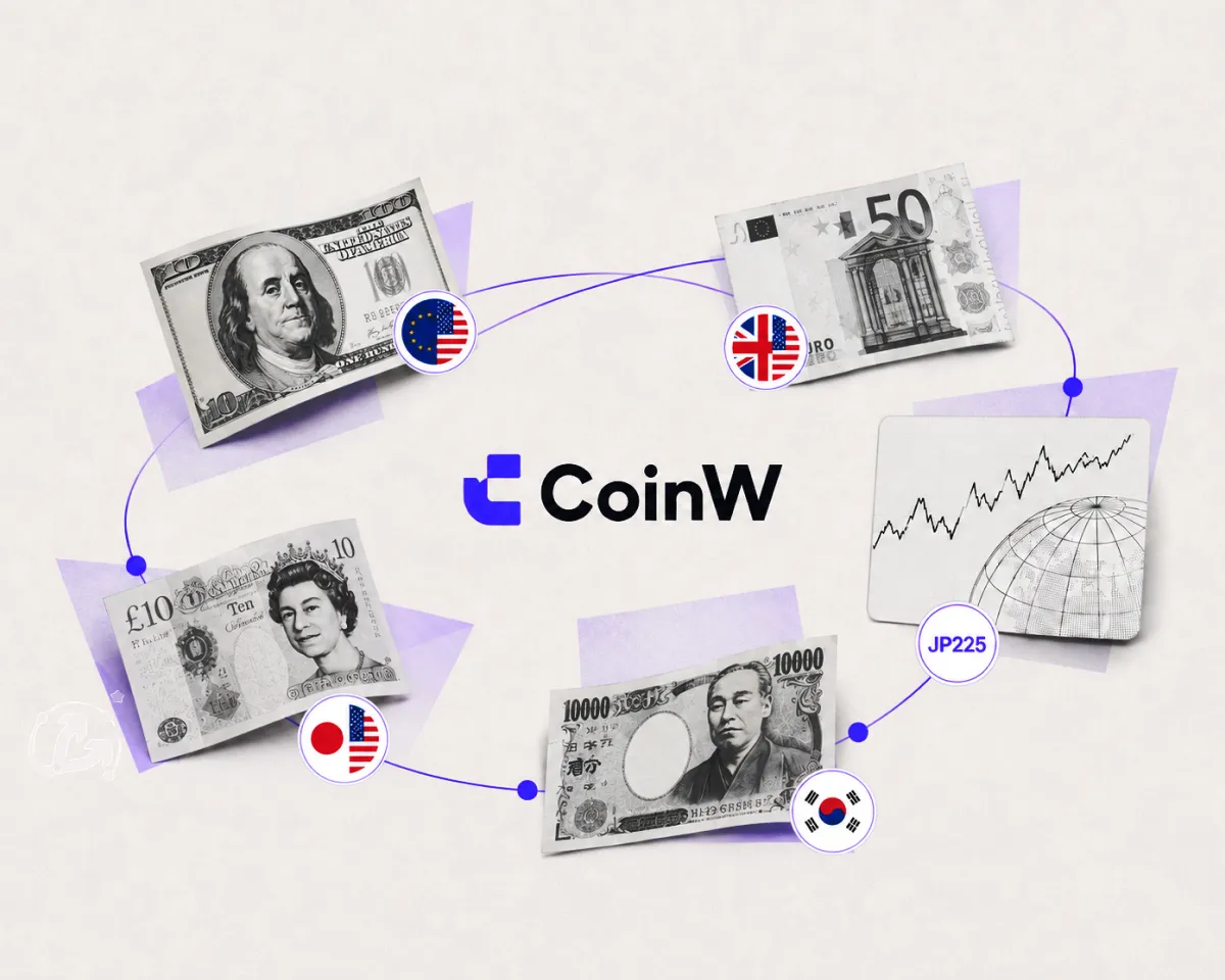 CoinW запустила бессрочные TradFi-фьючерсы на валюты и индексы